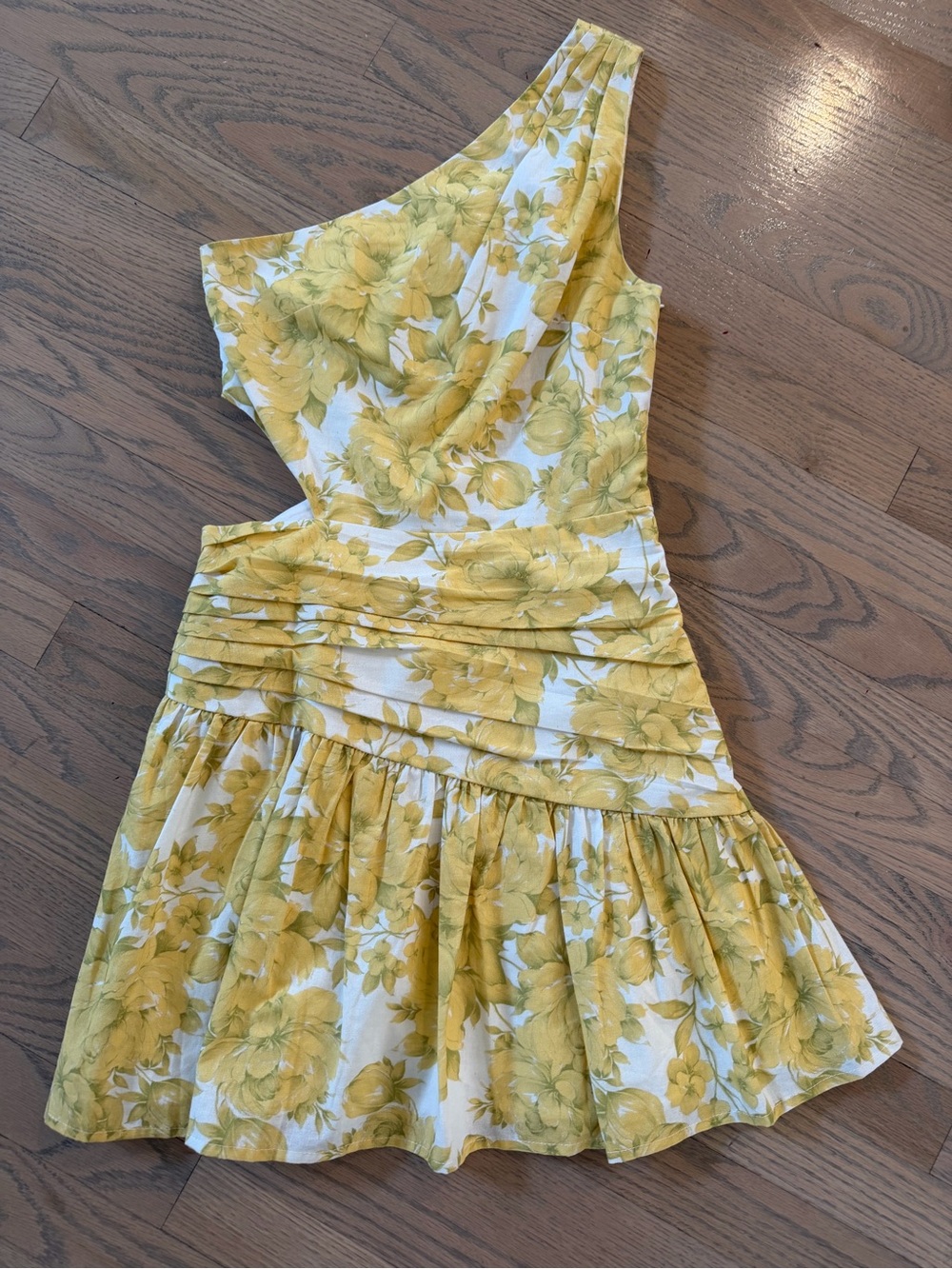 Peppermayo Floral One Shoulder dress, sz 6